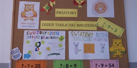 Powiększ grafikę: Gazetka z okazji Światowego Dnia Tabliczki Mnożenia.