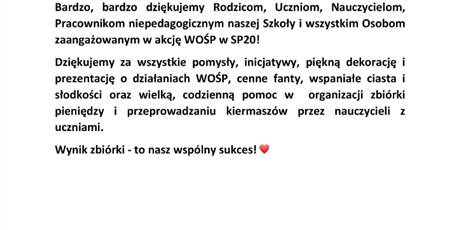 WOŚP 33 podsumowanie